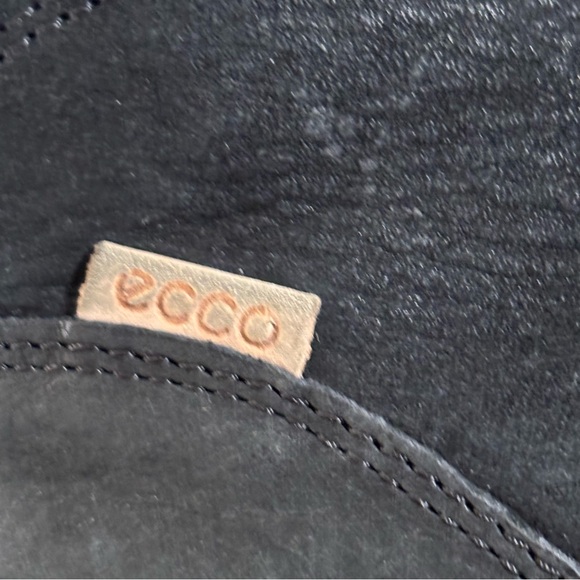 Women’s Ecco Soft 7 Black Suede Side Zip High Top Ankle Sneakers Size EU 39 US 8 - Picture 8 of 8